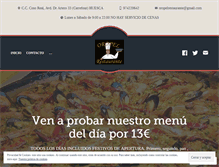 Tablet Screenshot of oropelrestaurante.com